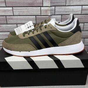 New Adidas Run 60s 2.0 men’s size 12.5 Olive /Black